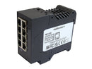 MULTICOMP PRO MP-518 Switch, 8 Ports, Industrial, Gigabit Ethernet, DIN Rail, RJ45 x 8, 10Mbps, 100Mbps, 1Gbps