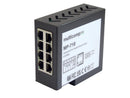 MULTICOMP PRO MP-718 Switch, 8 Ports, Industrial, Gigabit Ethernet, DIN Rail, RJ45 x 8, 10Mbps, 100Mbps, 1Gbps