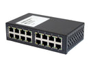 MULTICOMP PRO MP-7016 Switch, 16 Ports, Industrial, Fast Ethernet, DIN Rail, RJ45 x 16, 10Mbps, 100Mbps