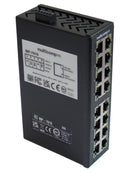 MULTICOMP PRO MP-7016 Switch, 16 Ports, Industrial, Fast Ethernet, DIN Rail, RJ45 x 16, 10Mbps, 100Mbps