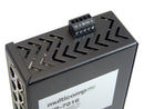 MULTICOMP PRO MP-7016 Switch, 16 Ports, Industrial, Fast Ethernet, DIN Rail, RJ45 x 16, 10Mbps, 100Mbps