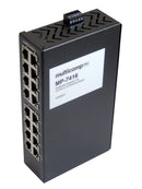MULTICOMP PRO MP-7416 Switch, 16 Ports, Industrial, Gigabit Ethernet, DIN Rail, RJ45 x 16, 10Mbps, 100Mbps, 1Gbps
