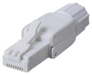 TUK PFT6 Modular Connector, RJ45 Plug, 1 x 1 (Port), 8P8C, Cat6, Cable Mount