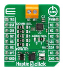MIKROELEKTRONIKA MIKROE-6576 Add-On Board, Haptic 5 Click, IQS390, Haptic Driver IC, I2C,PWM, 3.3V in