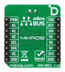 MIKROELEKTRONIKA MIKROE-6576 Add-On Board, Haptic 5 Click, IQS390, Haptic Driver IC, I2C,PWM, 3.3V in