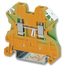 PHOENIX CONTACT 3044128 DIN Rail Mount Terminal Block, 2 Ways, 26 AWG, 10 AWG, 6 mm&sup2;, Screw GTIN UPC EAN: 4017918960407 UT 4-PE