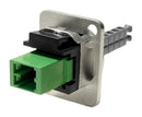 CLIFF ELECTRONIC COMPONENTS CP30244M3 Fiber Optic Adapter, 2Port, M3 Holes, Singlemode, Multimode, MMC Jack, MMC Jack