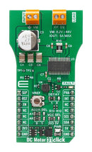 MIKROELEKTRONIKA MIKROE-6712 Add-On Board, DC Motor 31 Click, TB67H482FNG, BiCD Single H-Bridge Driver IC, I2C, PWM, 3.3V/5V in