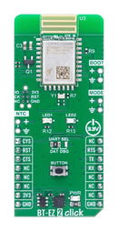 MIKROELEKTRONIKA MIKROE-6583 Add-On Board, BT-EZ 2 Click, CYW20822-P4TAI040, Bluetooth Low Energy 5.0 Module, UART, 3.3V in