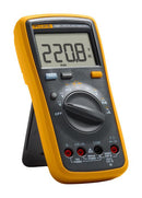 FLUKE FLUKE-15B+/EUR Digital Multimeter, Hand Held, 1kV AC/DC, 10A AC/DC, 4000 Count, Auto, Manual, 40Mohm