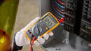 FLUKE FLUKE-15B+/EUR Digital Multimeter, Hand Held, 1kV AC/DC, 10A AC/DC, 4000 Count, Auto, Manual, 40Mohm