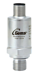 GEMS SENSORS 3510B0006G01E000 Pressure Transmitter, Gauge, Male Thread, 0 bar, 6 bar, G1/4A, 4 Pin M12 Connector