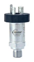 GEMS SENSORS 3510B0004G01G000 Pressure Transmitter, Gauge, Threaded, 0 bar, 4 bar, G1/4A, DIN 43650A Connector