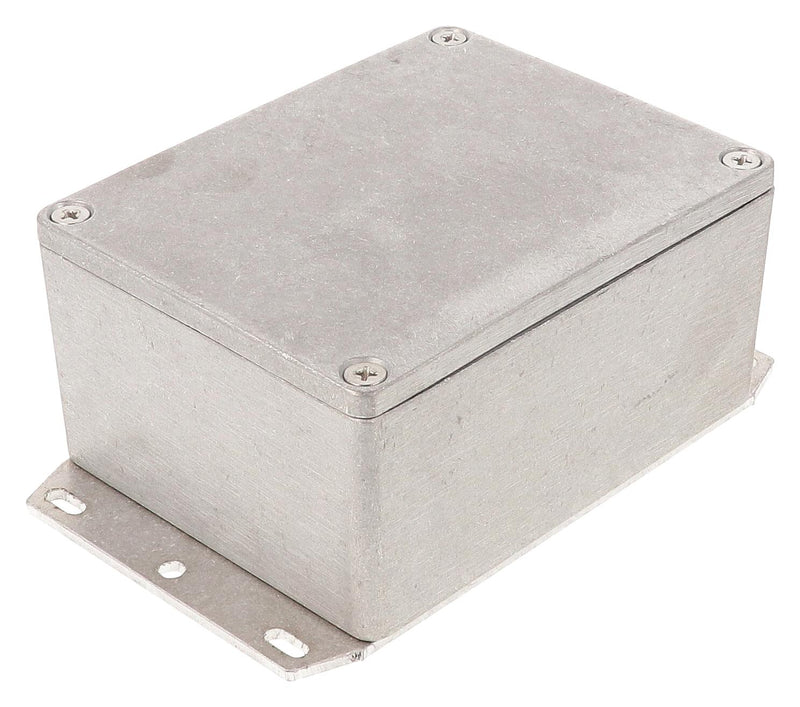 HAMMOND 1550Z113F Metal Enclosure, w/ Flange, Instrument, Diecast Aluminium, 115 mm, 90 mm, 55 mm, IP66, IP67, IP68