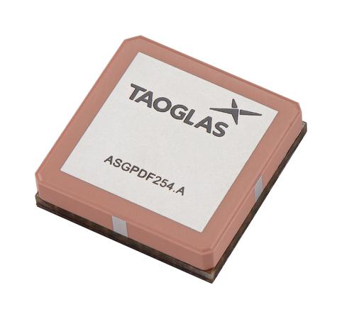 TAOGLAS ASGPDF254.A RF Antenna, 1.561 to 1.603GHz, GPS/GNSS/Glonass/Galileo/BeiDou/QZSS/SBAS/L-Band, 3.55dBi, 50 ohm