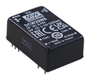 MEAN WELL DCW20W8-15 Isolated Through Hole DC/DC Converter, ITE & Industrial, DIP, 8:1, 20 W, 2 Output, 15 V
