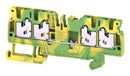 WEIDMULLER 2674580000 DIN Rail Mount Terminal Block, 4 Ways, 20 AWG, 14 AWG, 2.5 mm², Snap In, 24 A