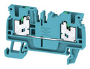 WEIDMULLER 2753940000 DIN Rail Mount Terminal Block, 2 Ways, 20 AWG, 14 AWG, 2.5 mm², Snap In, 24 A