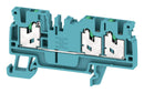 WEIDMULLER 2753950000 DIN Rail Mount Terminal Block, 3 Ways, 20 AWG, 14 AWG, 2.5 mm², Snap In, 24 A