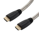 L-COM HD8KA-5M Audio / Video Cable Assembly, Armored UHS, 8K, HDMI Type A Plug, HDMI Type A Plug, 16.4 ft, 5 m