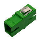 L-COM FOA-510B-GRN Fiber Optic Adapter, Green, Singlemode, SC Simplex, SC Simplex, Straight Adapter, APC