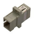 L-COM FOA-511B-BGE Fiber Optic Adapter, Beige, w/ Flange, OM1 / OM2 Multimode, SC Simplex, SC Simplex