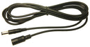 CLIFF ELECTRONIC COMPONENTS FC582120 Barrel Power Cord, PVC, 2.1mm DC Power Plug to 2.1mm DC Power Socket, 78.74 ", 2 m, Black