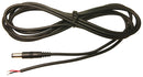 CLIFF ELECTRONIC COMPONENTS FC592110 Barrel Power Cord, PVC, 2.1mm DC Power Plug to Free End, 39.37 ", 1 m, Black