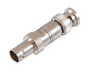 FAIRVIEW MICROWAVE FMAT7751-2 RF Fixed Attenuator, BNC Plug to BNC Jack, 2 dB, DC to 1GHz, 1 W, 75 ohm, Brass