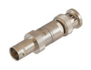 FAIRVIEW MICROWAVE FMAT7751-20 RF Fixed Attenuator, BNC Plug to BNC Jack, 20 dB, DC to 1GHz, 1 W, 75 ohm, Brass