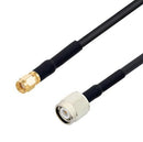 FAIRVIEW MICROWAVE FMCA100274-300 RF / Coaxial Cable Assembly, 25 ft, 7.62 m, LMR-240-UF, SMA RP Plug, TNC Plug, 50 ohm