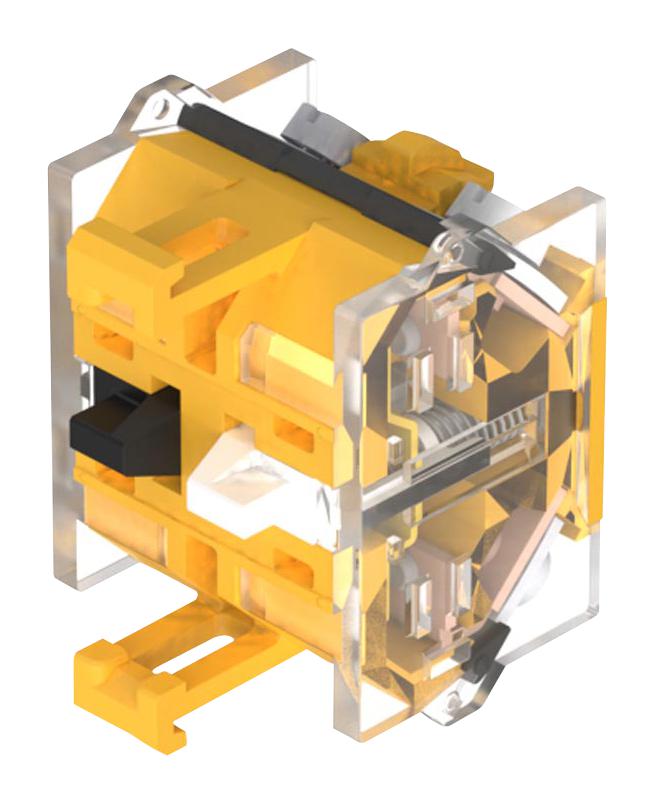 EAO 704.900.4B Contact Block, 10 A, 500 V, 2 Pole, 04 Series, Screw