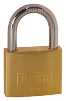 CK TOOLS K12025LO Safety Padlock, Brass, 4mm Dia Shackle, 25mm Width, Kasp 120 Series
