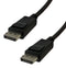VIDEK 2409T-3 Audio / Video Cable Assembly, Version 2.1, DisplayPort Plug, DisplayPort Plug, 9.8 ft, 3 m, Black