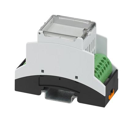 PHOENIX CONTACT 1311004 Plastic Enclosure, DIN Rail, Polycarbonate, 89.7 mm, 35.6 mm, 60.7 mm, IP20 1311004, BC 35,6-KIT-U22-7035 + 2PTDA6