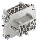 LAPP 10191100 HEAVY DUTY INSERT, RCPT, 6+PE POS, 16A