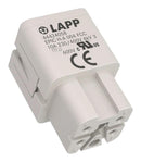 LAPP 44424058 HEAVY DUTY INSERT, RCPT, 4+PE POS, 10A
