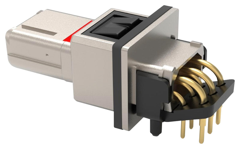 AMP - TE CONNECTIVITY D369-MB99-NS4 AUTOMOTIVE CONN, R/A RCPT, 9POS, PANEL