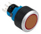 MULTICOMP PRO MPAB-PB-1061 Industrial Pushbutton Switch, 12 V LED, MPAB-PB Series, 22 mm, DPST-NO, DPST-NC, Momentary, Round