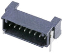 MOLEX 220030-1081 Pin Header, Signal, Wire-to-Board, 2 mm, 1 Rows, 8 Contacts, Through Hole Right Angle