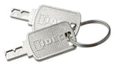IDEC LA9Z-SK-1HPN02 Switch Key, Reversible Key, Zinc Diecast, IDEC A6 Series 16mm Miniature Switches & Pilot Lights