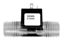 GEMS SENSORS 212460E Turbine Flow Sensor, Liquid, 0.1 to 2.5 LPM, G1/4 Threaded, ± 3%, NPN Open Collector