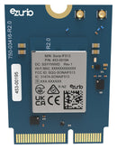 EZURIO 453-00195 Wi-Fi & Bluetooth Module, Antenna Diversity, M.2, Key E, 6 GHz, HCI, I2S, PCM, SDIO, UART