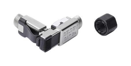 LUMBERG AUTOMATION 90000003 Modular Connector, Field Terminable, RJ45 Plug, 1 x 1 (Port), 8P8C, Cat5e, IP20, Cable Mount 90000003