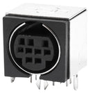 SAME SKY MD-90SM DIN Audio / Video Connector, 9 Contacts, Jack, PCB Mount, Through Hole Right Angle