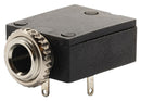 SAME SKY SJ1-3513 Phone Audio Connector, Stereo, 3 Contacts, Jack, 3.6 mm, Through Hole Right Angle
