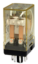 IDEC RR3B-UDC12V Power Relay, 3PDT, 12 VDC, 10 A, RR Series, Socket, Non Latching