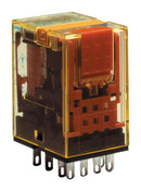 IDEC RU2S-C-D24 Power Relay, DPDT, 24 VDC, 10 A, RU Series, Socket, Non Latching