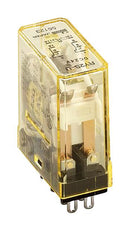 IDEC RY2S-UDC12V Power Relay, DPDT, 12 VDC, 3 A, RY Series, Socket, Non Latching