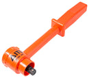 INSULATED TOOLS LTD 01780 Reversible Ratchet, Nylon Thermoplastic Insulation, Steel Alloy, 3/8" Drive, 300 mm Length